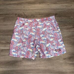 Vineyard Vines Mens Swim Short Fish Pattern, Medium